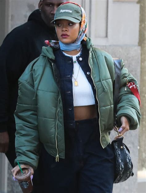 SPOTTED: Rihanna In Supreme Hat, Vetements x .